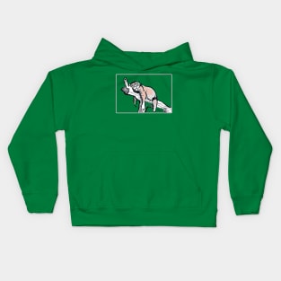 sleepyhead cat Kids Hoodie